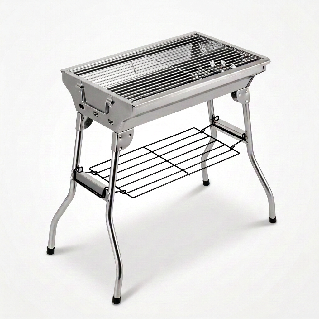 Parrilla plegable inox