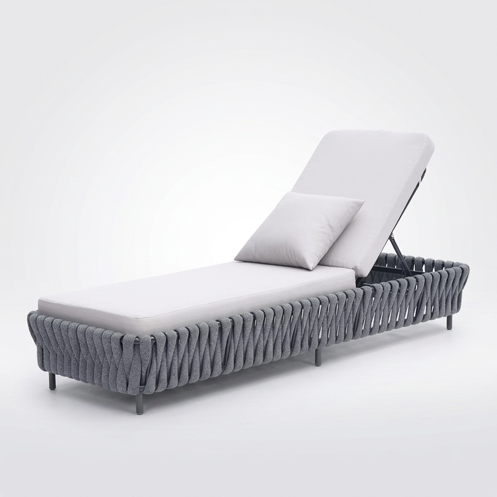 Reposera reclinable para piscina